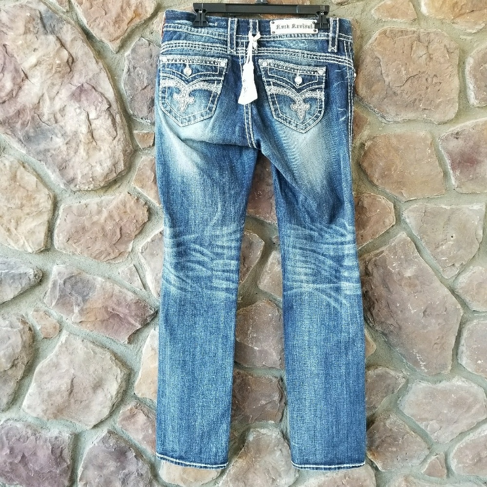 Rock Revival Bluebell Easy Straight Jean